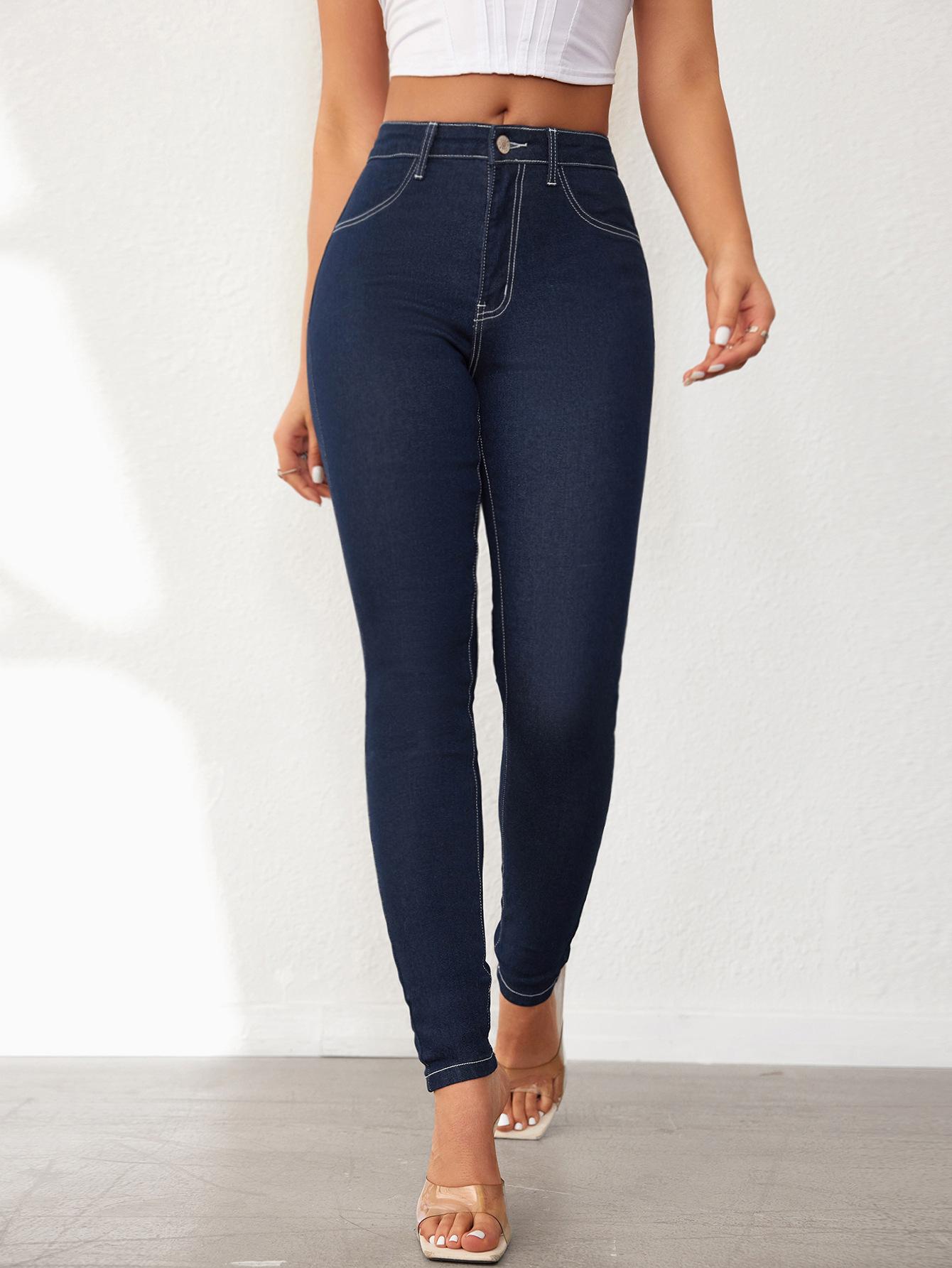 2025 European & American Retro Skinny Jeans: Women s Butt-Lifting Slimming Elastic Pants S темно-синий
2025 European & American Retro Skinny Jeans: Women s Butt-Lifting Slimming Elastic Pants S темно-синий