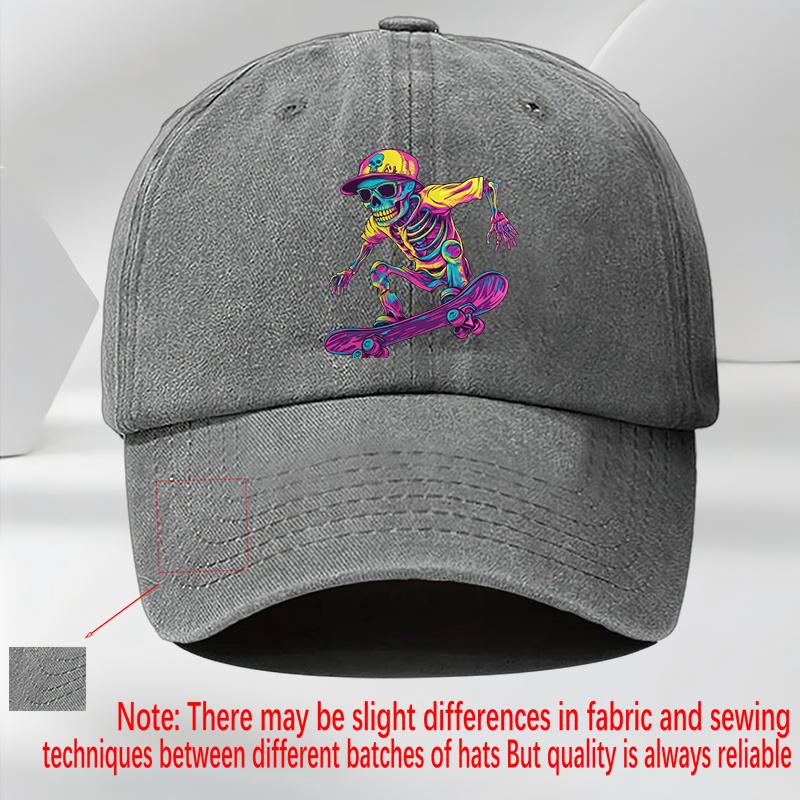 Neon Skeleton Skater Graphic Baseball Cap Unisex Streetwear Polyester Casual Adjustable Sports Hat One Size
Neon Skeleton Skater Graphic Baseball Cap Unisex Streetwear Polyester Casual Adjustable Sports Hat One Size