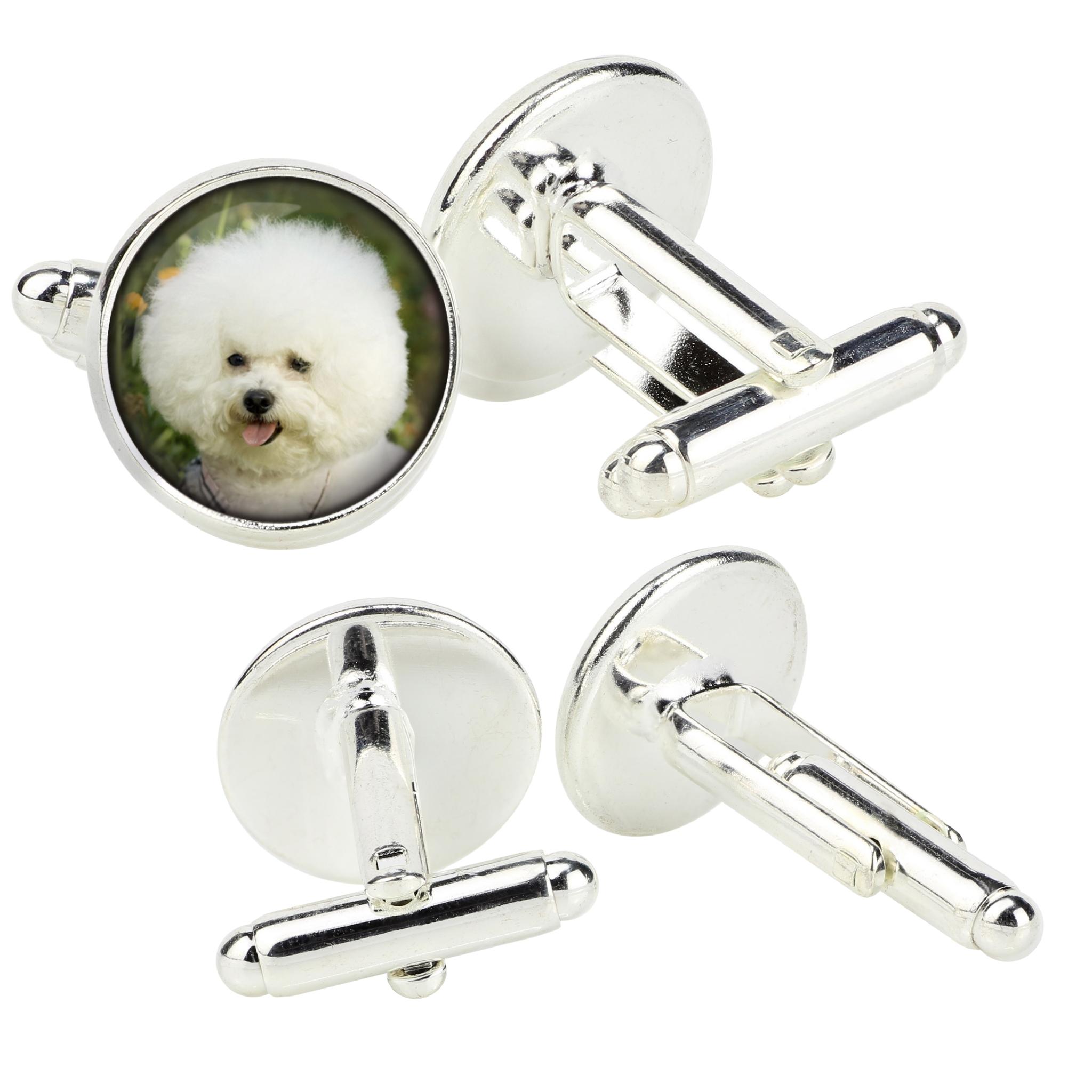 Bichon Frise, Bichon Tenerife, Bichon a poil frise - cufflinks in a box, handmade jewelry, product of the Art-Dog brand срібний
Bichon Frise, Bichon Tenerife, Bichon a poil frise - cufflinks in a box, handmade jewelry, product of the Art-Dog brand срібний