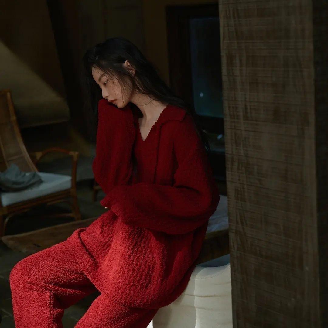 Half fleece pajamas women s autumn and winter red natal year thickened fleece wedding festive can be worn outside loungewear spot M
Half fleece pajamas women s autumn and winter red natal year thickened fleece wedding festive can be worn outside loungewear spot M