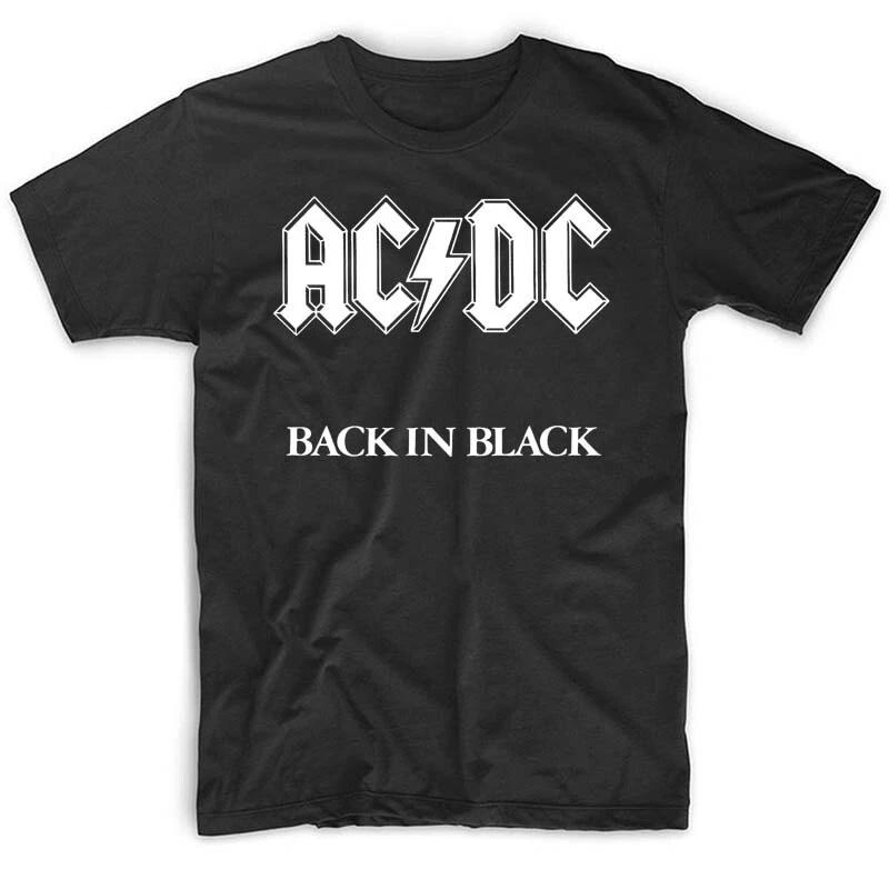 AC/DC Back In Black T shirt BLACK album cover LOGO 3XL
AC/DC Back In Black T shirt BLACK album cover LOGO 3XL