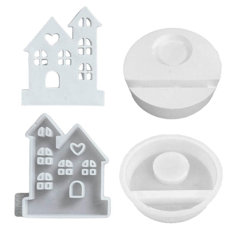 Love House Candle Holder Mold, Tealight Holder Mold with Base for DIY Candle Holder Ornament Christmas Decorations 1
Love House Candle Holder Mold, Tealight Holder Mold with Base for DIY Candle Holder Ornament Christmas Decorations 1
