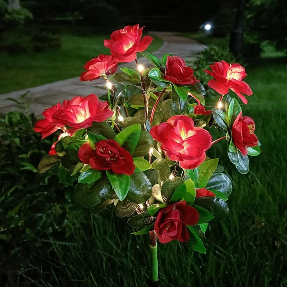 Solar Azalea Flower Stake Lights LED Waterproof Solar Powered Floral Garden Light for Outdoor Patio Yard Pathway Landscape Decor 1PC червоний
Solar Azalea Flower Stake Lights LED Waterproof Solar Powered Floral Garden Light for Outdoor Patio Yard Pathway Landscape Decor 1PC червоний