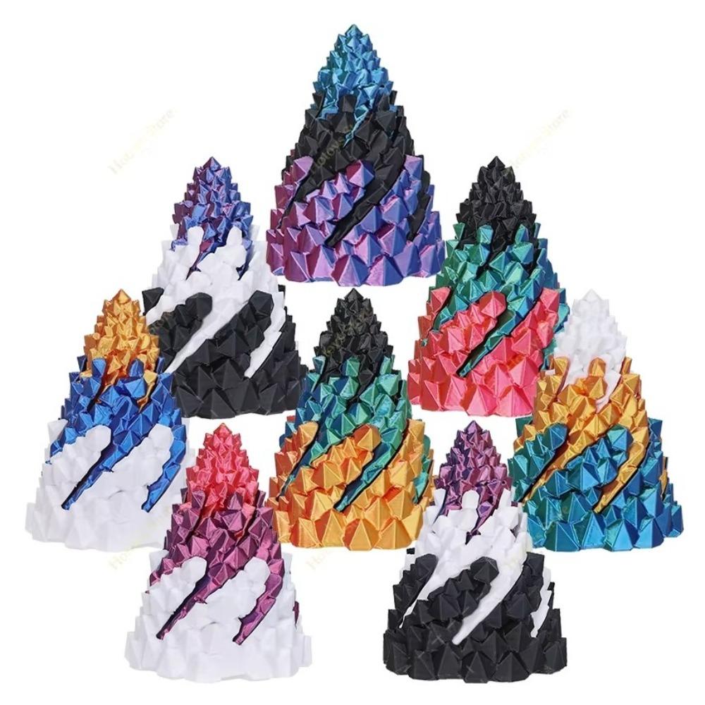 Three Layer Design Passthrough Toy 3D Printed Helix Rotating Toy Spiral Cone Fidget Toy Home Decor F
Three Layer Design Passthrough Toy 3D Printed Helix Rotating Toy Spiral Cone Fidget Toy Home Decor F