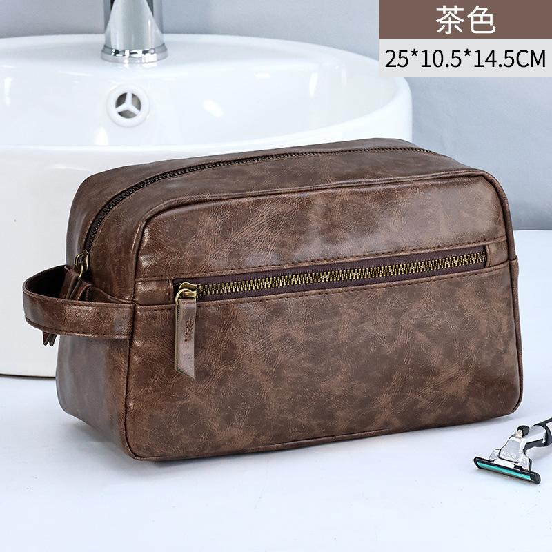 Portable hand-held makeup men s toiletry bag partitioned storage with high appearance and large capacity
Portable hand-held makeup men s toiletry bag partitioned storage with high appearance and large capacity