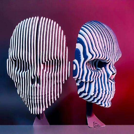 Quantums Skull Wall Decoration Home Office Living Room Bathroom Wall Art Spooky 3D Printed Skull Sculpture Figurine Statue Wall Ornament B
Quantums Skull Wall Decoration Home Office Living Room Bathroom Wall Art Spooky 3D Printed Skull Sculpture Figurine Statue Wall Ornament B