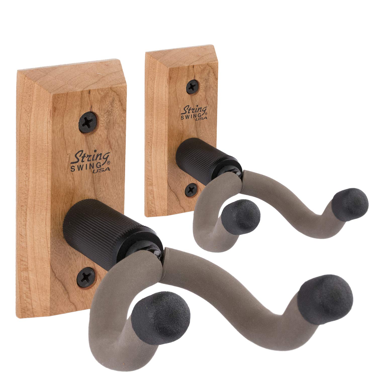 String Swing - CC01K - Wall Mount Guitar Hanger & Mounting Bracket Holder for Acoustic Guitar & Electric Guitar Oak - Pack of 2
String Swing - CC01K - Wall Mount Guitar Hanger & Mounting Bracket Holder for Acoustic Guitar & Electric Guitar Oak - Pack of 2