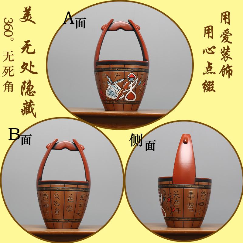 Керамическое ведро для удачи в китайском стиле у двери, тумба для обуви, хранение ключей, украшение, маленькие декоративные поделки
Керамическое ведро для удачи в китайском стиле у двери, тумба для обуви, хранение ключей, украшение, маленькие декоративные поделки