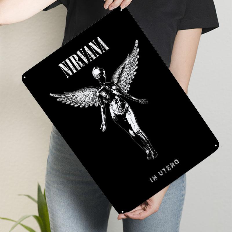 Nirvana In Utero Жестяные таблички Музыкальный постер Украшение для дома Декор комнаты Металлическая табличка на заказ для настенного художественного оформления Декор для бара 7.9x11.8In(20x30cm)
Nirvana In Utero Жестяные таблички Музыкальный постер Украшение для дома Декор комнаты Металлическая табличка на заказ для настенного художественного оформления Декор для бара 7.9x11.8In(20x30cm)