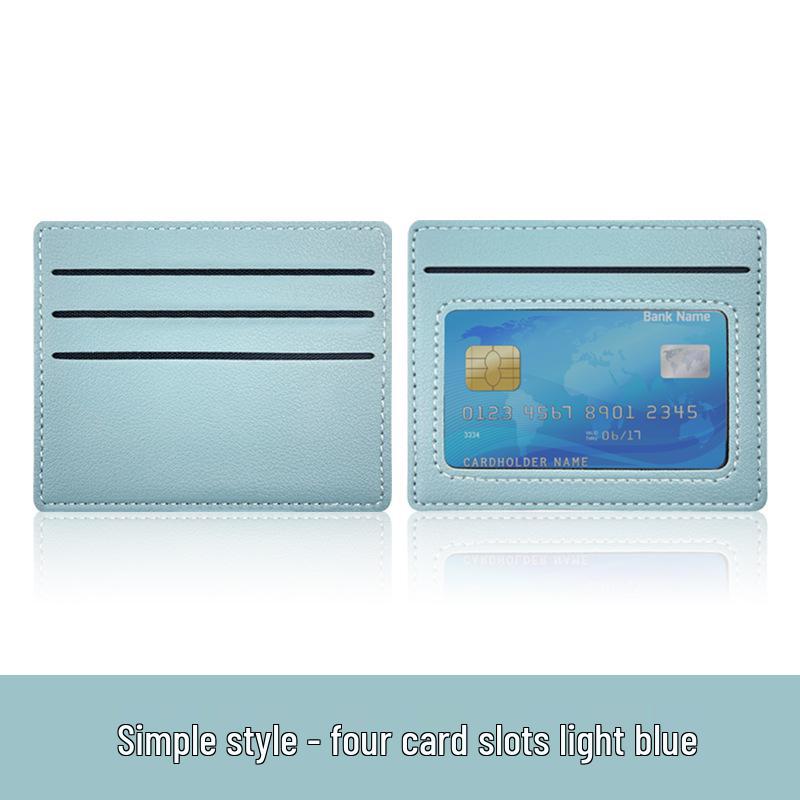 Женский тонкий держатель для карт из ПУ кожи с 4 отделениями
Женский тонкий держатель для карт из ПУ кожи с 4 отделениями