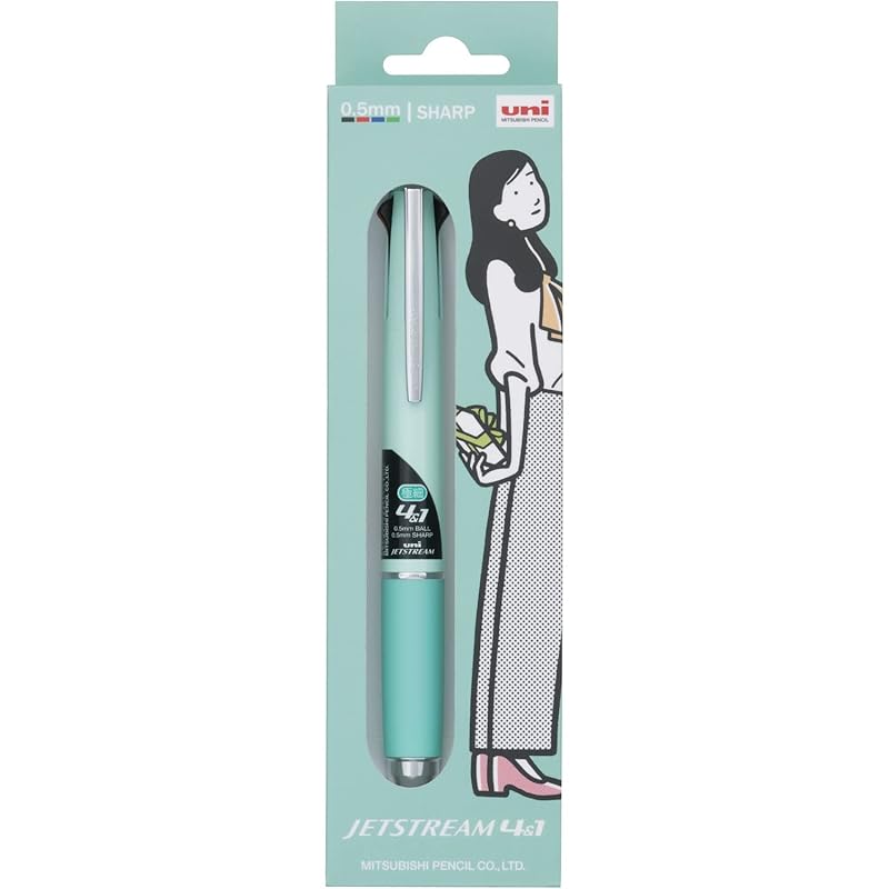 mitsubishi pencil multifunction pen jet stream 4&1 0.5 limited gift package pale green easy to write MSXE51000552G
mitsubishi pencil multifunction pen jet stream 4&1 0.5 limited gift package pale green easy to write MSXE51000552G