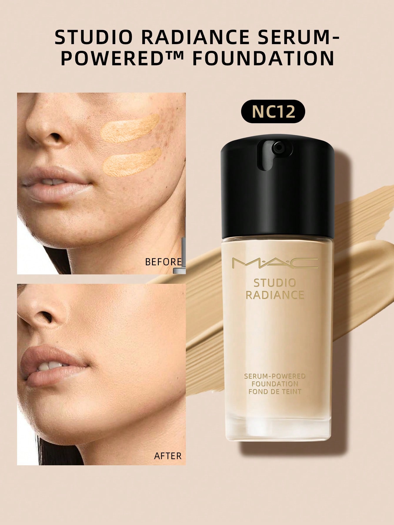 Тональная основа MAC Studio Radiance Serum-Powered™ NC12 | 30 мл NC12
Тональная основа MAC Studio Radiance Serum-Powered™ NC12 | 30 мл NC12