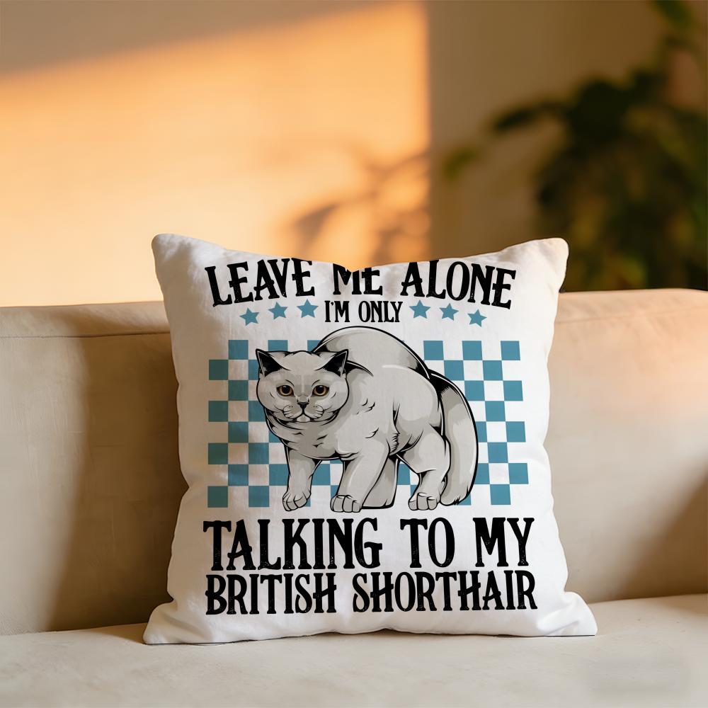 British Shorthair Cushion Cover Cozy Velvet Throw PillowSoft Warm Cushion For Sofa Bed 30X30cm
British Shorthair Cushion Cover Cozy Velvet Throw PillowSoft Warm Cushion For Sofa Bed 30X30cm