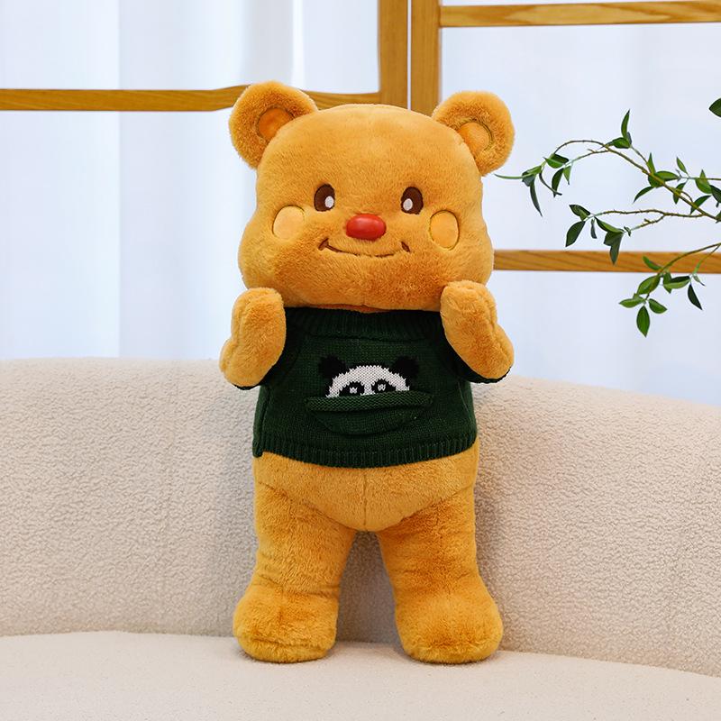 Creative Cute Butter Bear Plush Sweater Doll - Large Cartoon Toy 40cm, 0.4kg зелений
Creative Cute Butter Bear Plush Sweater Doll - Large Cartoon Toy 40cm, 0.4kg зелений