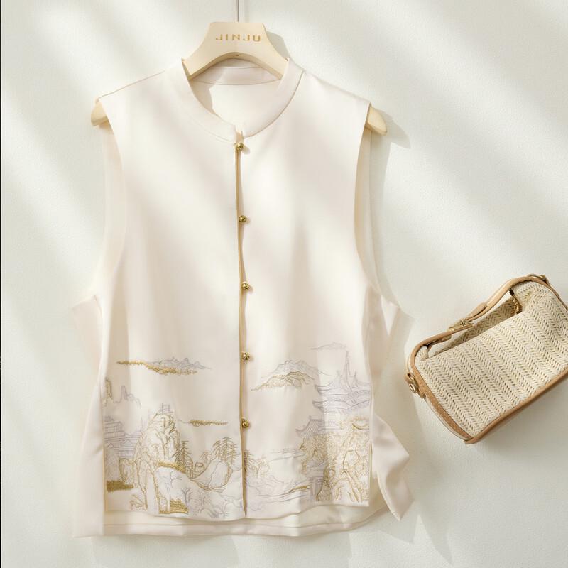 Women s Chinese Style Embroidered Stand-Collar Sleeveless Vest XL
Women s Chinese Style Embroidered Stand-Collar Sleeveless Vest XL