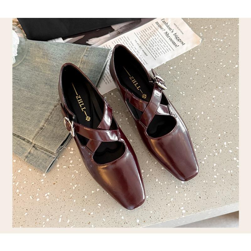 New retro one-pedal single shoes niche soft-soled Mary Jane shoes forefoot widened large size women s shoes 45 червоний
New retro one-pedal single shoes niche soft-soled Mary Jane shoes forefoot widened large size women s shoes 45 червоний