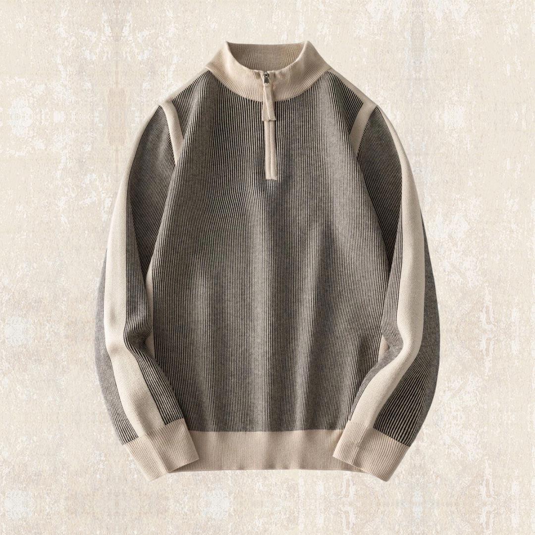 Men s Retro Color Block Half-High Collar Zipper Knit Sweater L for 125-145 lbs
Men s Retro Color Block Half-High Collar Zipper Knit Sweater L for 125-145 lbs