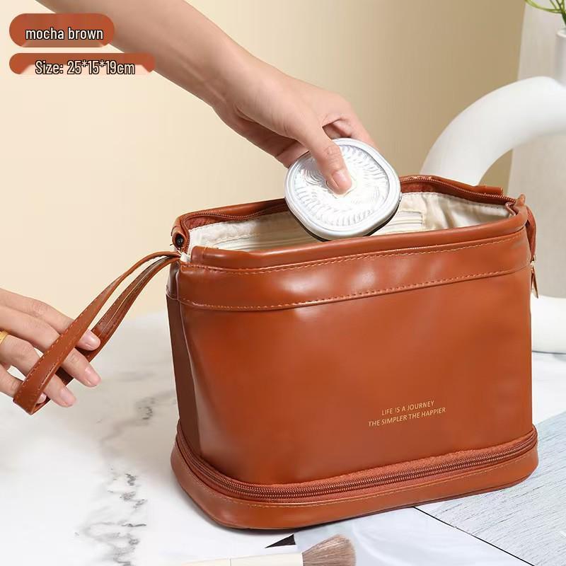 New 3D Cloud Double-Layer Makeup Bag with Handle – Light Luxury Portable Handbag
New 3D Cloud Double-Layer Makeup Bag with Handle – Light Luxury Portable Handbag
