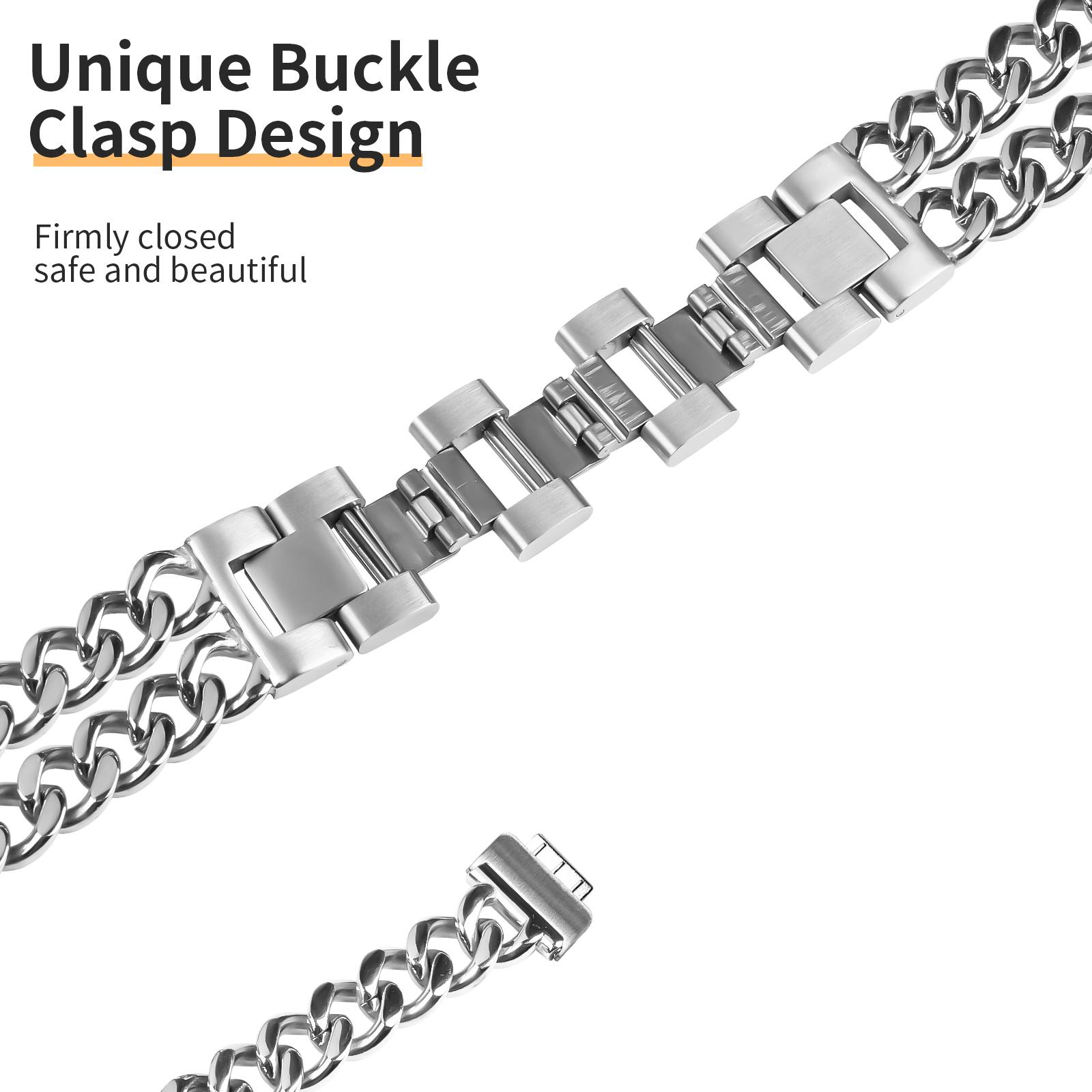 For Fitbit Inspire/Inspire HR/Inspire 2 Circle Design Stainless Steel Watch Bracelet Strap Silver
For Fitbit Inspire/Inspire HR/Inspire 2 Circle Design Stainless Steel Watch Bracelet Strap Silver