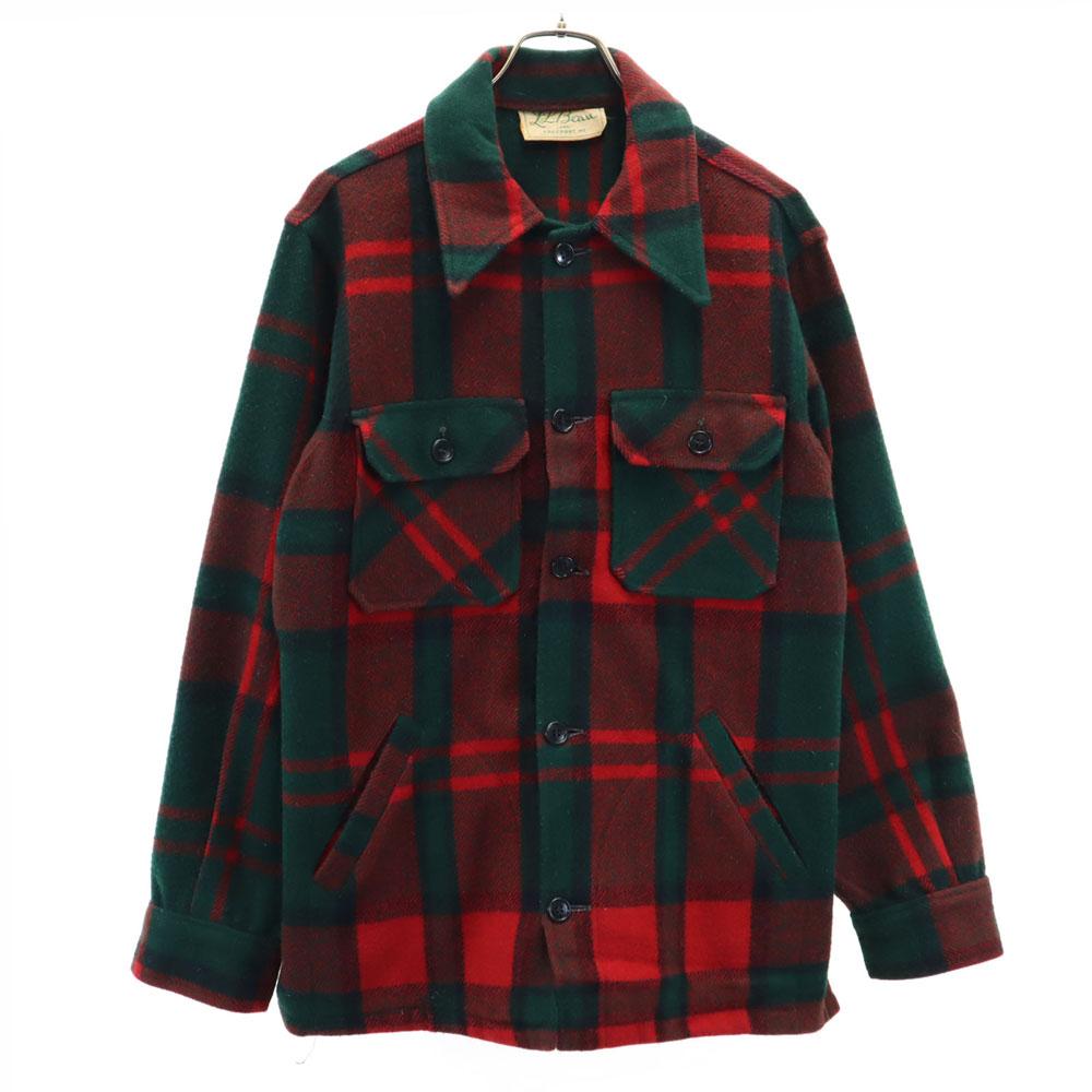 L.L.Bean 70s Wool Blend Cursive Tag Vintage check Long sleeve Shirt jacket Men s Used
L.L.Bean 70s Wool Blend Cursive Tag Vintage check Long sleeve Shirt jacket Men s Used