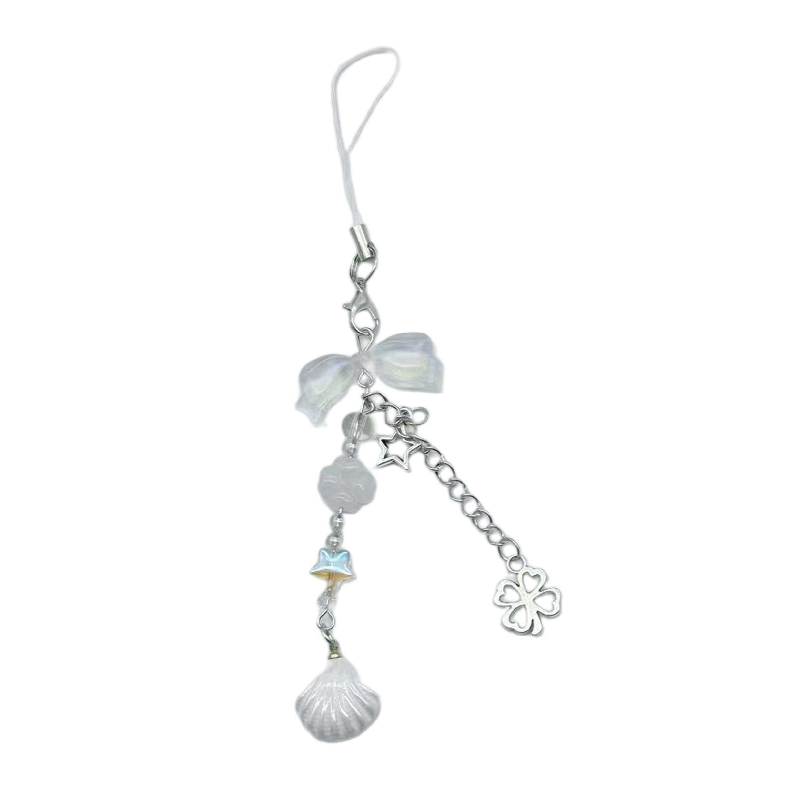 Сладкий бантик, цепочка для телефона, украшение, бусина в форме сердца, ракушка, подвеска для мобильного телефона, шнурок для телефона, шарм для сумки для модной личности белый
Сладкий бантик, цепочка для телефона, украшение, бусина в форме сердца, ракушка, подвеска для мобильного телефона, шнурок для телефона, шарм для сумки для модной личности белый