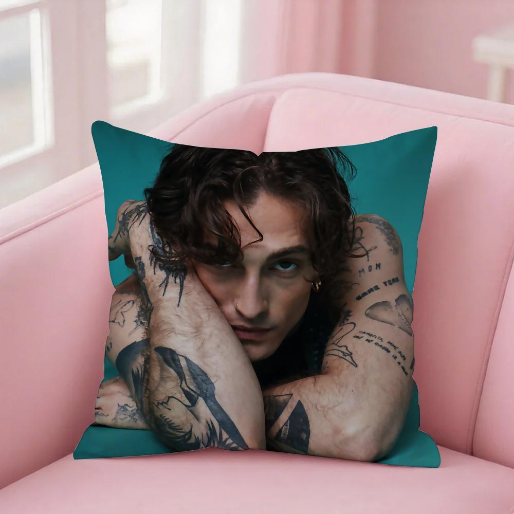 Singer Damiano David Pillow Case Square Double-Sided Printing Short Plush Sofa Cushion Cover Bedroom Bedside Pillow 12x12Inch
Singer Damiano David Pillow Case Square Double-Sided Printing Short Plush Sofa Cushion Cover Bedroom Bedside Pillow 12x12Inch