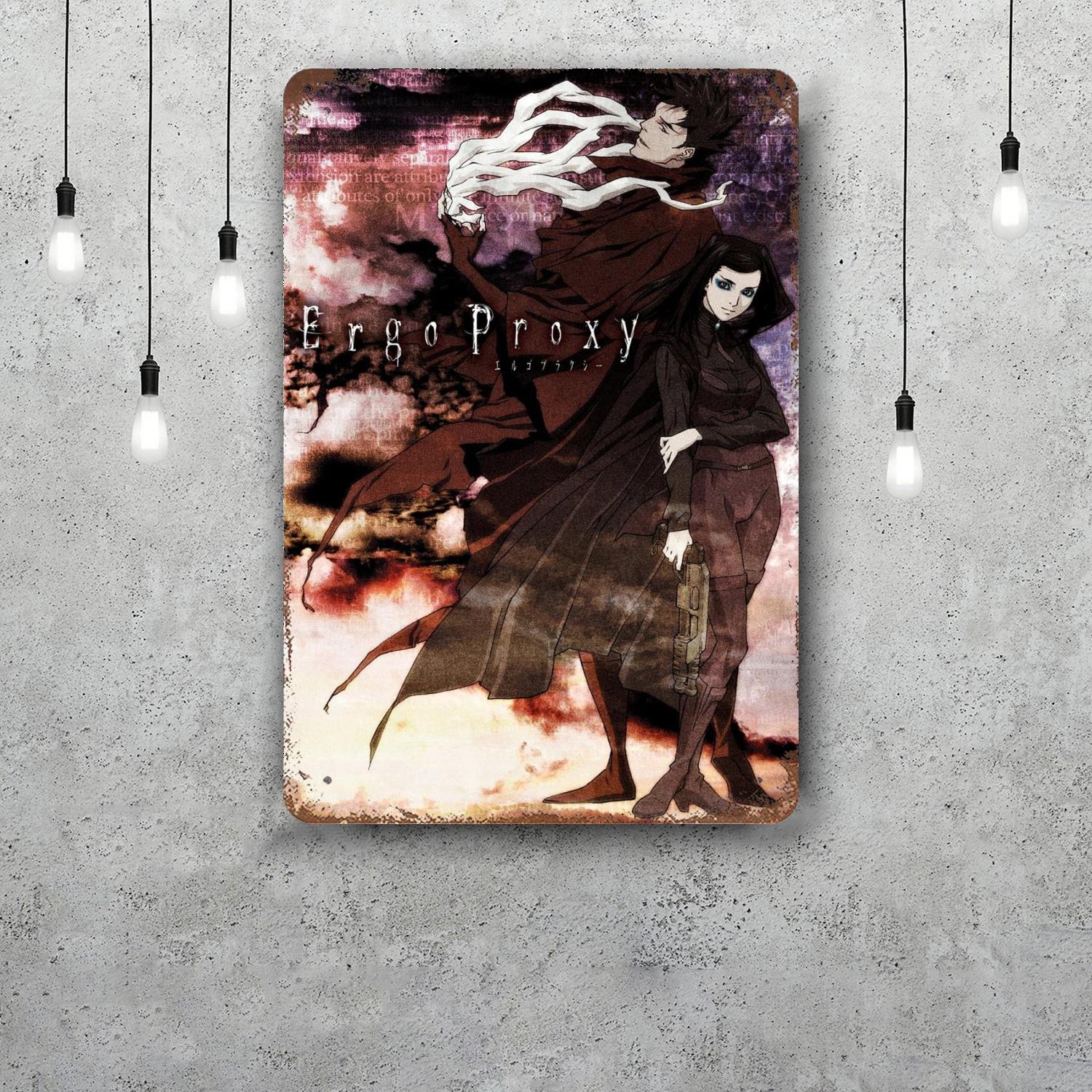 Ergo Proxy Classic Poster Rusty Metal Plaque Retro Decorative Plate Bar Man Cave Garage Club Metal Sign Wall Decoration 20x30cm(7.8x11.8inch)
Ergo Proxy Classic Poster Rusty Metal Plaque Retro Decorative Plate Bar Man Cave Garage Club Metal Sign Wall Decoration 20x30cm(7.8x11.8inch)