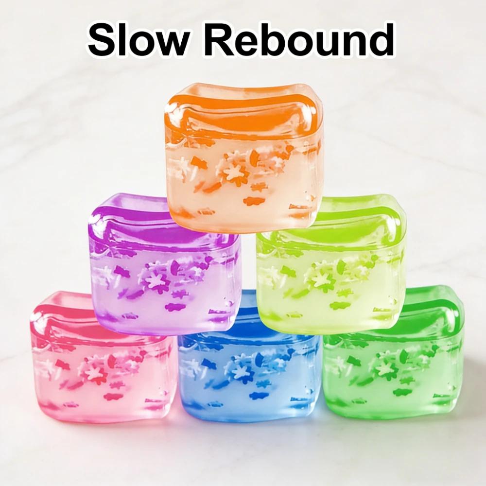 1PC Random Color Ice Cube Squeeze Toy, Soft Rubber Unisex Sensory Stress Relief Ball, Slow Rebound Fidget Gift for Office
1PC Random Color Ice Cube Squeeze Toy, Soft Rubber Unisex Sensory Stress Relief Ball, Slow Rebound Fidget Gift for Office