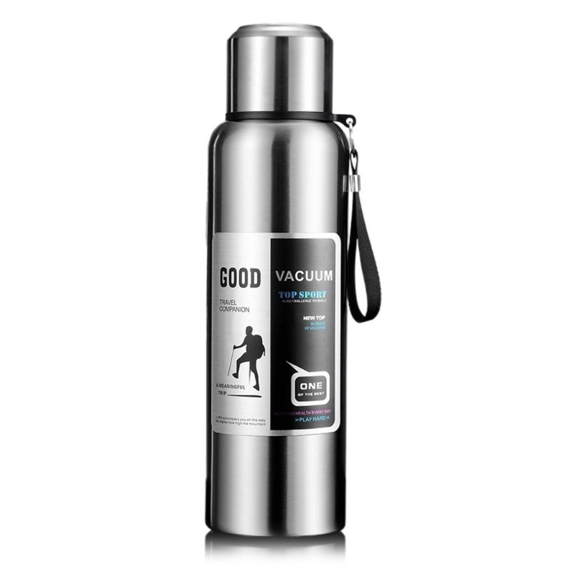Stainless Steel Coffee Mug Vacuum Flask with Leak-proof Lid Double-layer Insulation Cup Long-term Thermal Insulation Cup 500ml срібний
Stainless Steel Coffee Mug Vacuum Flask with Leak-proof Lid Double-layer Insulation Cup Long-term Thermal Insulation Cup 500ml срібний