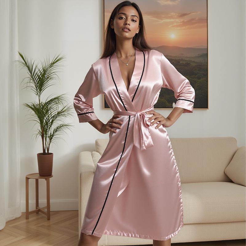 Satin Cotton Plus Size Women s Pajamas - Spring/Summer Long Sleeve & Pants XXL рожевий
Satin Cotton Plus Size Women s Pajamas - Spring/Summer Long Sleeve & Pants XXL рожевий