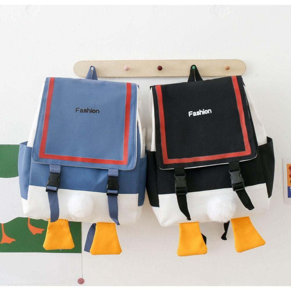 Duck Cartoon School Bag Multi Pocket Crossbody Bag Kawaii Students Backpack Girls Boys
Duck Cartoon School Bag Multi Pocket Crossbody Bag Kawaii Students Backpack Girls Boys