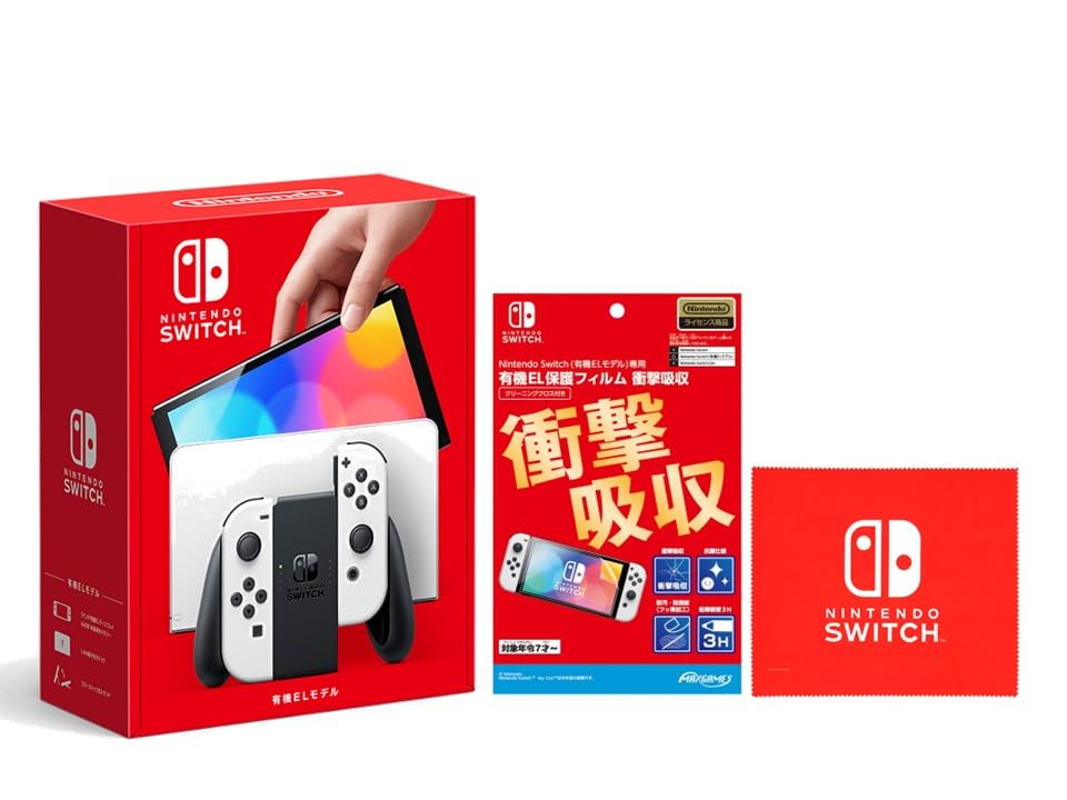 Nintendo Switch EL Біла ліцензована захисна плівка Organic EL для Nintendo Switch EL амортизація Nintendo Switch Дизайн логотипу Тканина з мікрофібри
Nintendo Switch EL Біла ліцензована захисна плівка Organic EL для Nintendo Switch EL амортизація Nintendo Switch Дизайн логотипу Тканина з мікрофібри