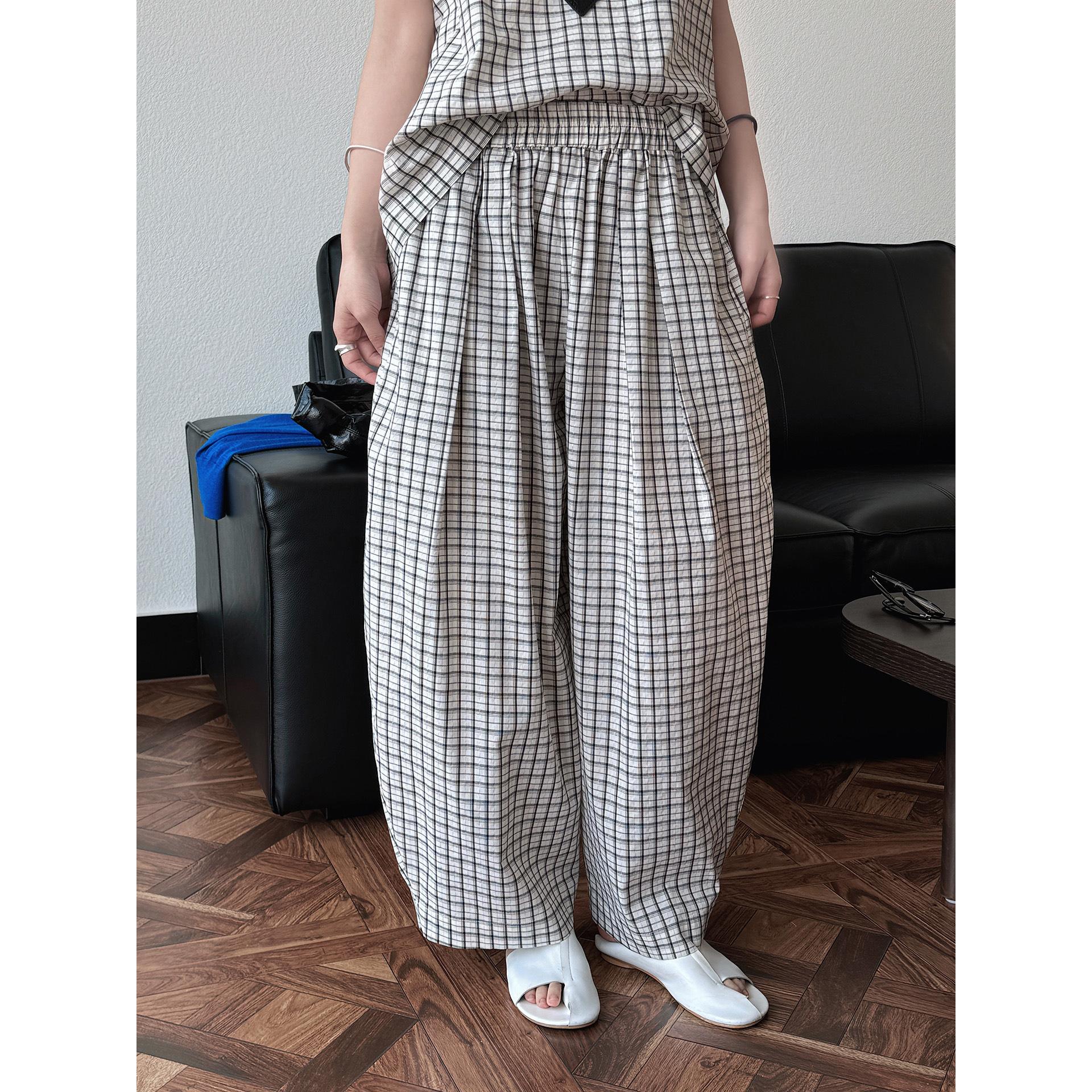 Johnature Casual Korean Cropped Plaid Casual Pants Summer Light Comfortable Silhouette Trousers Women M чёрный
Johnature Casual Korean Cropped Plaid Casual Pants Summer Light Comfortable Silhouette Trousers Women M чёрный