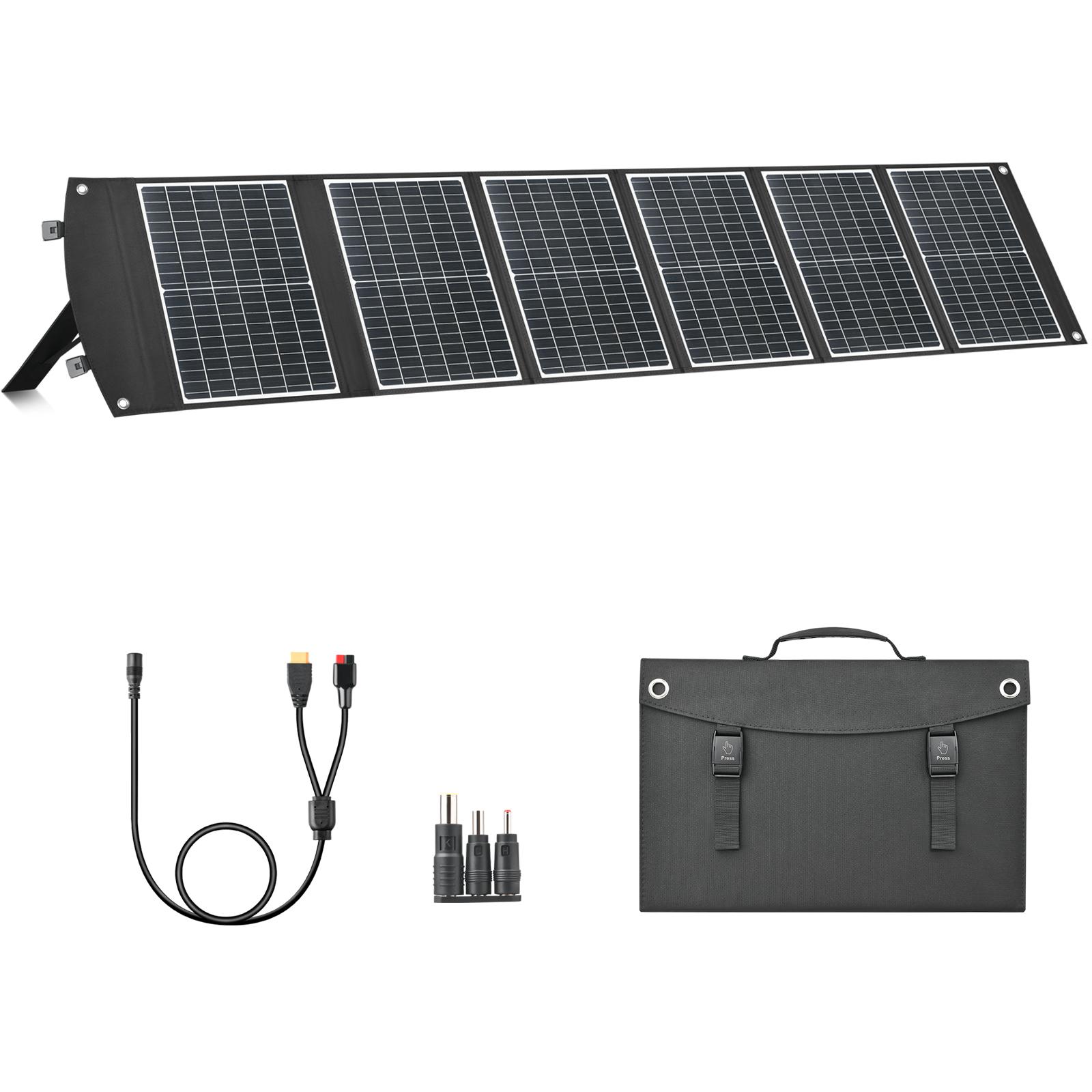 Portable 100W Foldable Solar Panel 20V Folding Solar Charger for Camping Power Station чёрный
Portable 100W Foldable Solar Panel 20V Folding Solar Charger for Camping Power Station чёрный