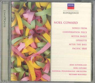 CD JOAN SUTHERLAND SINGS NOL COWARD Noel Coward Songs From The Musical 4500142 Eloquence 1999 Australia Pop Used
CD JOAN SUTHERLAND SINGS NOL COWARD Noel Coward Songs From The Musical 4500142 Eloquence 1999 Australia Pop Used