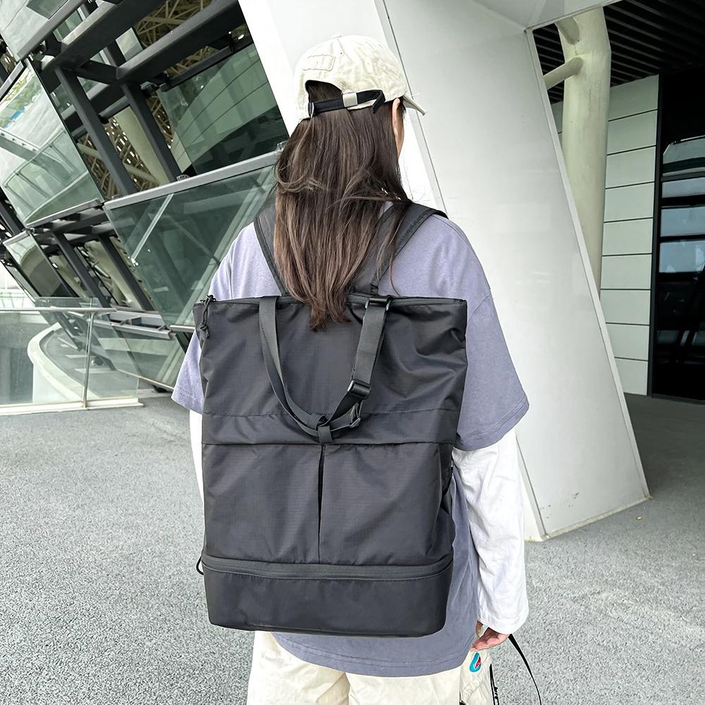 Unisex Leisure Handbag Women&Men Lightweight Backpack Solid Students Bookbag Large Capacity Rucksack Nylon Waterproof Sports Bag чорний
Unisex Leisure Handbag Women&Men Lightweight Backpack Solid Students Bookbag Large Capacity Rucksack Nylon Waterproof Sports Bag чорний