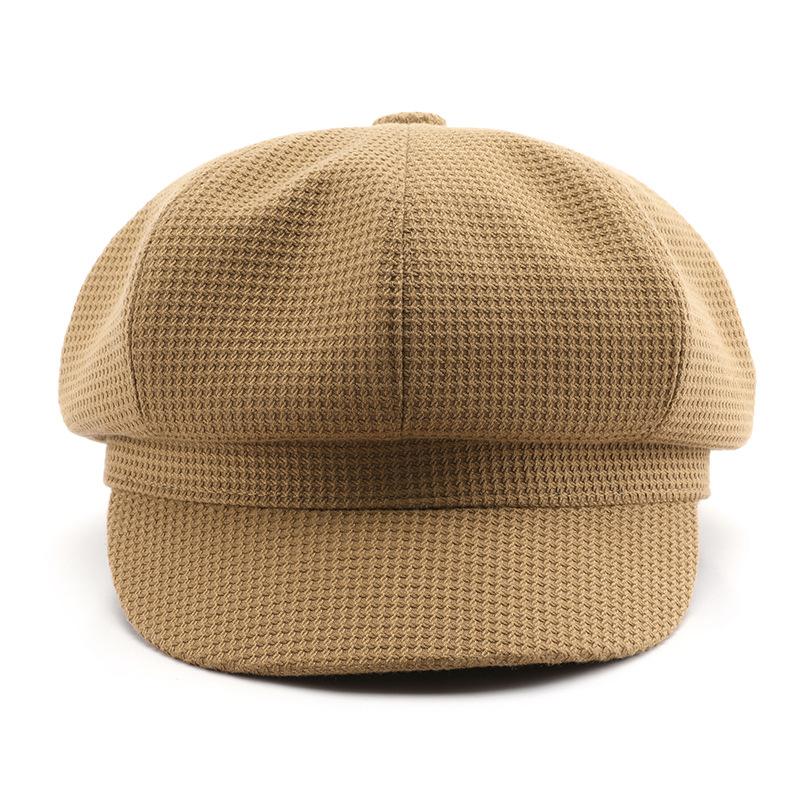 Autumn and winter solid color light board curved brim octagonal hat outdoor travel personalized warmth shading painter hat чорний
Autumn and winter solid color light board curved brim octagonal hat outdoor travel personalized warmth shading painter hat чорний