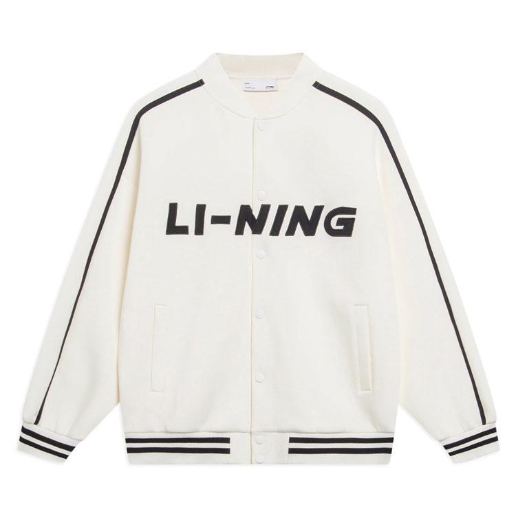 LiNing Sports Fashion Series Color-Block Letter Logo Baseball Collar Single-Breasted Long-Sleeve Baseball Jacket Unisex Jacket Off-White AWDU939-1
LiNing Sports Fashion Series Color-Block Letter Logo Baseball Collar Single-Breasted Long-Sleeve Baseball Jacket Unisex Jacket Off-White AWDU939-1