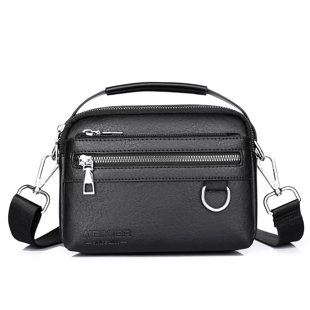 WEIXIER Men s Leather Crossbody Shoulder Bag Waterproof Messenger Bag Sling Satchel Bag for Work Business Travel чорний
WEIXIER Men s Leather Crossbody Shoulder Bag Waterproof Messenger Bag Sling Satchel Bag for Work Business Travel чорний