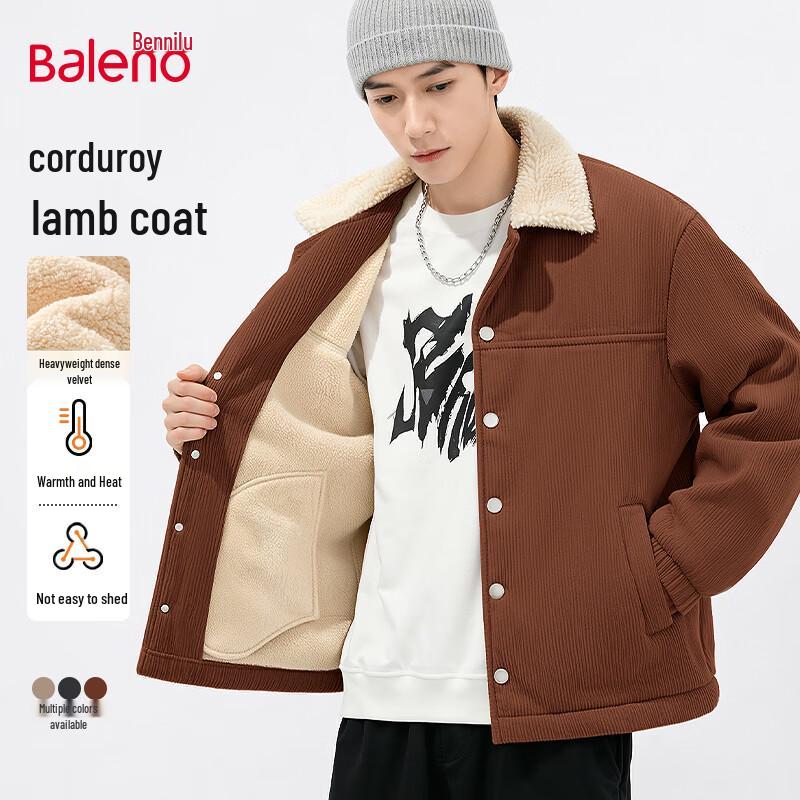 Baleno Men s Corduroy Fleece-Lined Jacket 2XL
Baleno Men s Corduroy Fleece-Lined Jacket 2XL