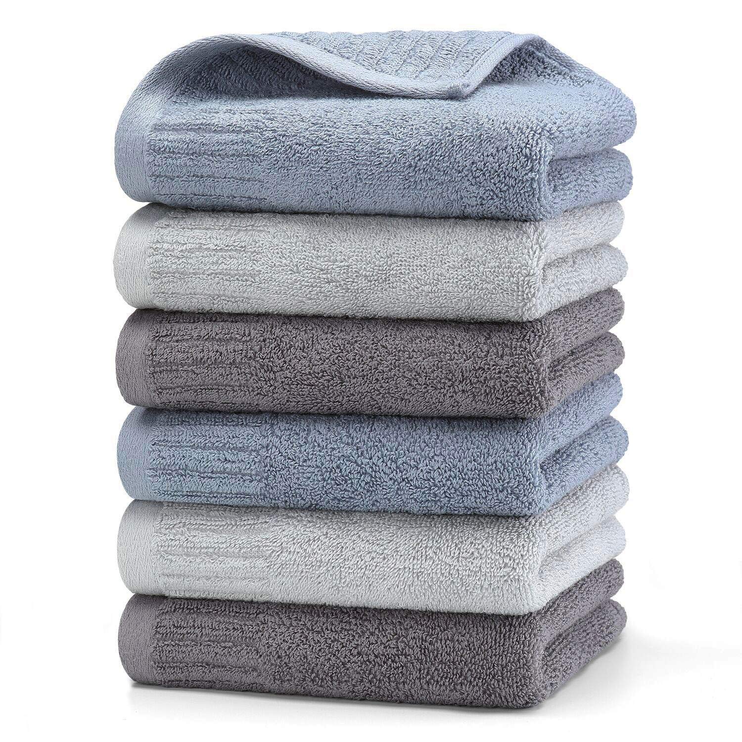 HomeFirst Face Towel 6-piece Set Approximately 71 x 35 cm Weight 100 g per piece Cotton Hotel Quality Soft Fluffy Texture Absorbent Quick Dry Ideal (3
HomeFirst Face Towel 6-piece Set Approximately 71 x 35 cm Weight 100 g per piece Cotton Hotel Quality Soft Fluffy Texture Absorbent Quick Dry Ideal (3