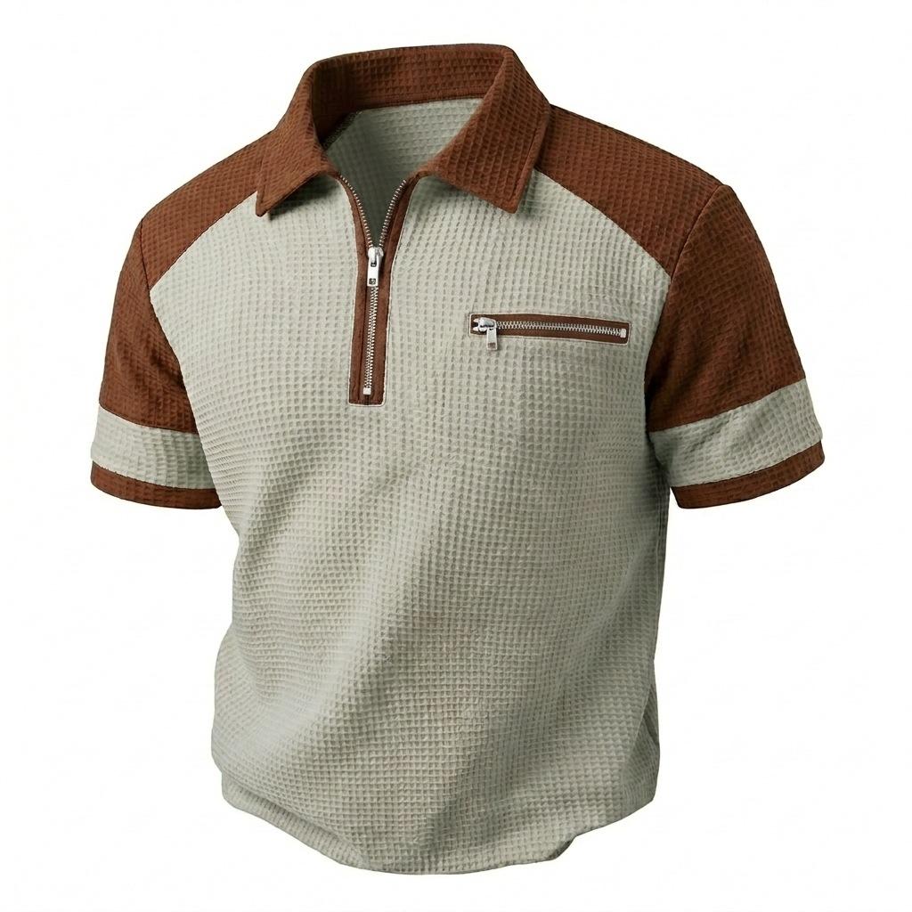 Summer Fashion Checked Polo Shirt with Zipped Pockets – Men’s Sports Polo Shirt S
Summer Fashion Checked Polo Shirt with Zipped Pockets – Men’s Sports Polo Shirt S