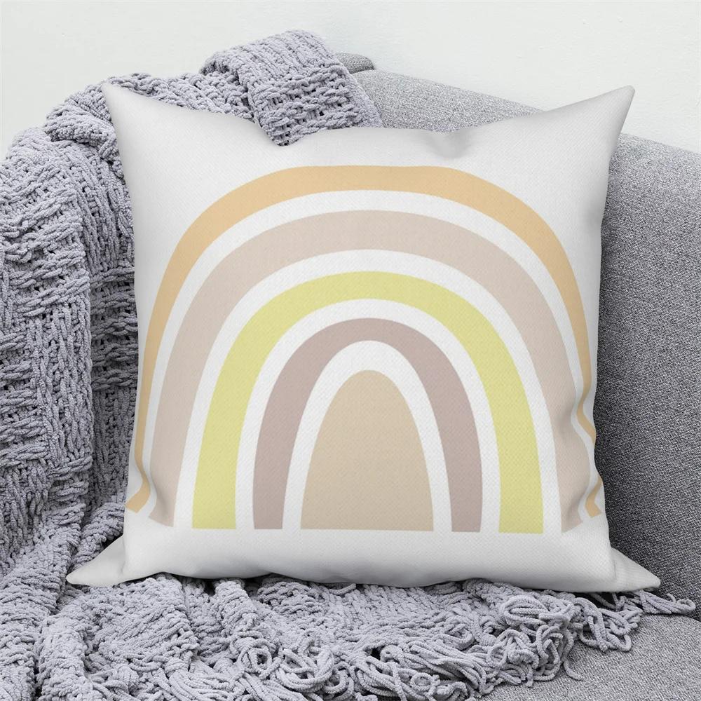 Cushion Cover Pillow Sofa Decorative Pillowcase Rainbow Printing Cartoon Geometric 30x30cm синій
Cushion Cover Pillow Sofa Decorative Pillowcase Rainbow Printing Cartoon Geometric 30x30cm синій