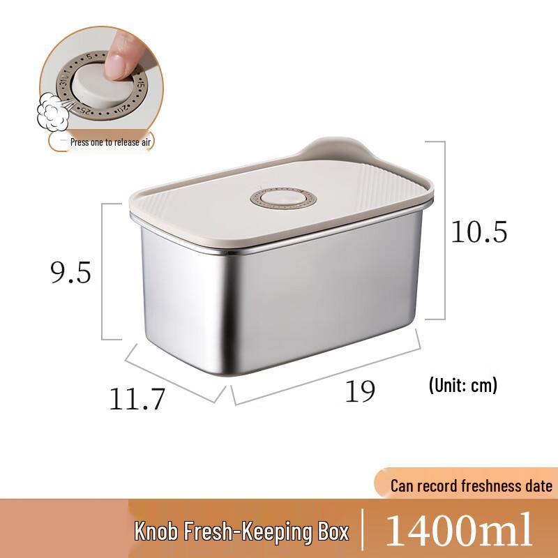 Mei Shang Yuan Food-Grade Stainless Steel Storage Container
Mei Shang Yuan Food-Grade Stainless Steel Storage Container