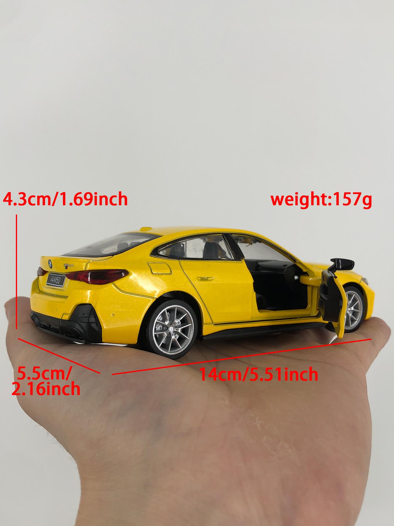 CCA 1:34 BMW I4 M50 car model, zinc alloy metal decoration, collectible gift car жовтий
CCA 1:34 BMW I4 M50 car model, zinc alloy metal decoration, collectible gift car жовтий