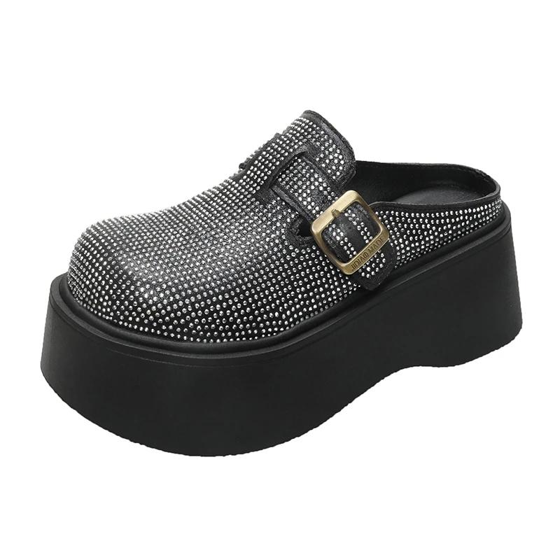 Модные женские тапочки на танкетке и платформе высотой 7,5 см, на шнуровке, массивные кроссовки, повседневные, удобные, дышащие, брендовые, весна-лето, туфли Bao Toe 35
Модные женские тапочки на танкетке и платформе высотой 7,5 см, на шнуровке, массивные кроссовки, повседневные, удобные, дышащие, брендовые, весна-лето, туфли Bao Toe 35