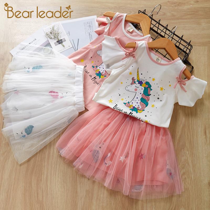 Медведь Лидер Девочки Мультфильм Единорог Платье Новое Лето Милые Дети Повседневное Платье Вышивка Сетка Детские Детские Наряды 
Медведь Лидер Девочки Мультфильм Единорог Платье Новое Лето Милые Дети Повседневное Платье Вышивка Сетка Детские Детские Наряды