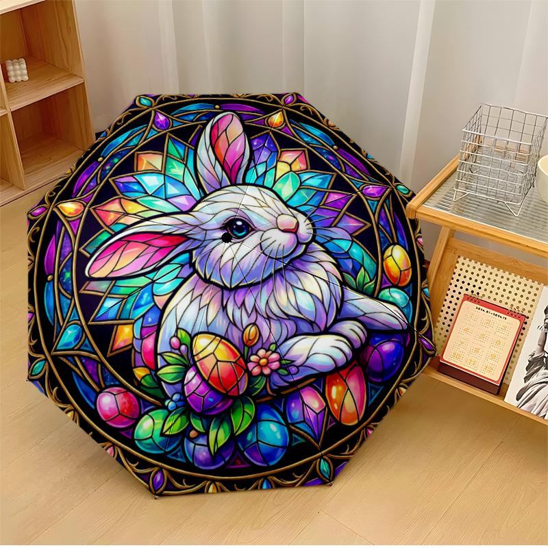 Retro Bunny Printed umbrella windproof folding umbrella portable sun and rain umbrella suitable for gifting
Retro Bunny Printed umbrella windproof folding umbrella portable sun and rain umbrella suitable for gifting