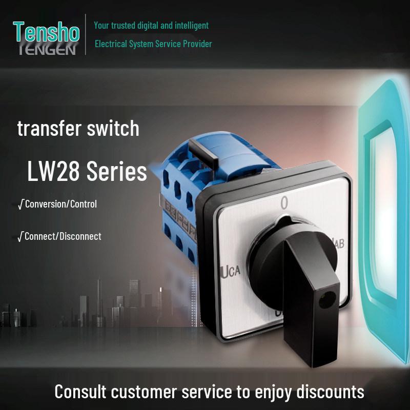 Tianzheng LW28 Electric Changeover Switch Series 2 Position
Tianzheng LW28 Electric Changeover Switch Series 2 Position