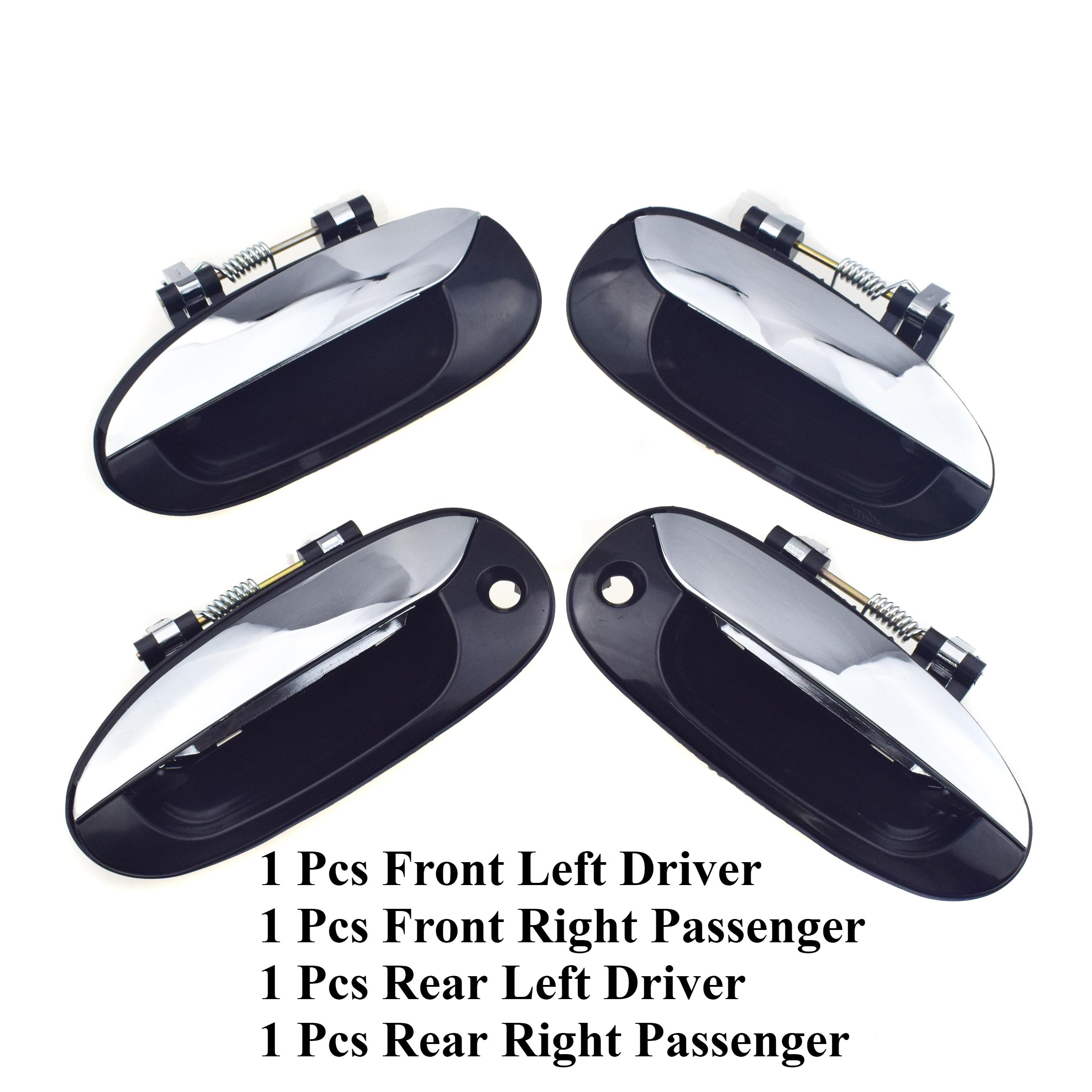 1 / 2 / 4 Chrome Outside Exterior Car Door Handle Front / Rear Left Driver / Right Passenger For Kia Carens 2003 2004 2005 2006 4 Pcs Front Rear Kit
1 / 2 / 4 Chrome Outside Exterior Car Door Handle Front / Rear Left Driver / Right Passenger For Kia Carens 2003 2004 2005 2006 4 Pcs Front Rear Kit